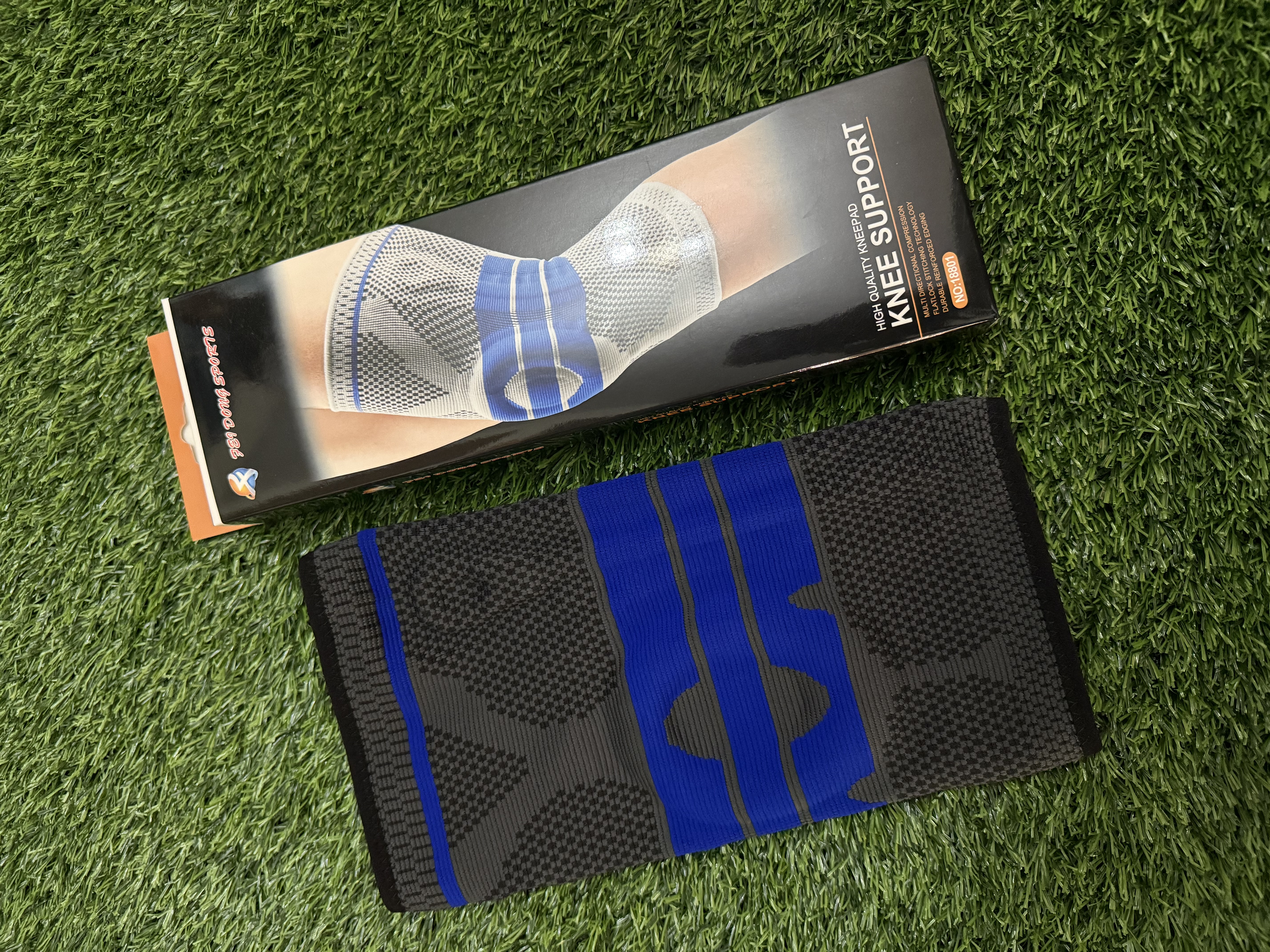 زانوبند آتل دار و ژلاتین دار اورجینال برند Knee Sport